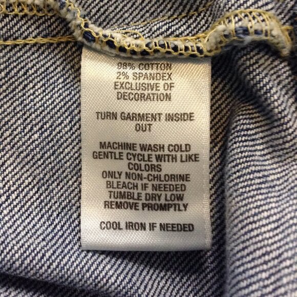 Tucker &Tate S/M (10-12) Girls Denim Jacket; Bomber Style, Little Biker, Kidcore - Picture 4 of 4